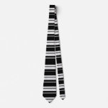 Black Stripe Tie – Bold Modern Accessory
