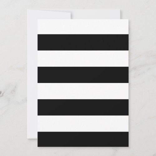 Black Stripes Custom Announcements