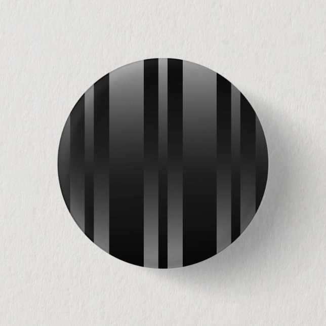 Black Stripes Background Pinback Button (Front)