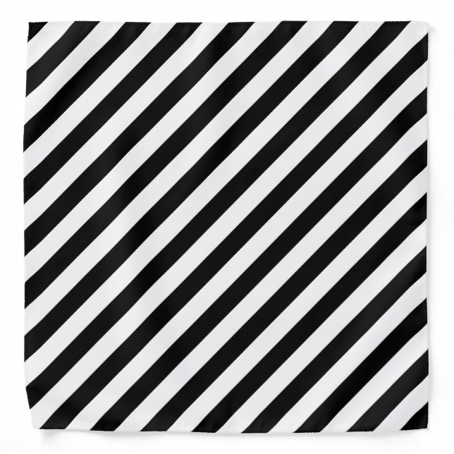 Black Stripes Bandana (Front)