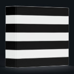Black Stripes Binder<br><div class="desc">Black stripe 3 ring binder</div>