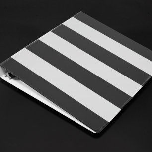 Black Stripes Binder