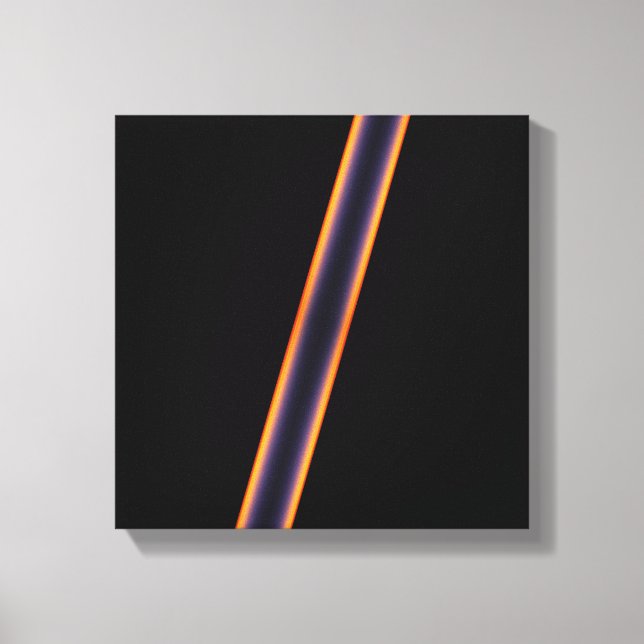 Black Stripes Canvas Print (Front)