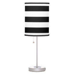 black stripes classy decor table lamp