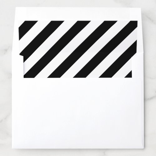 Black Stripes Envelope Liner