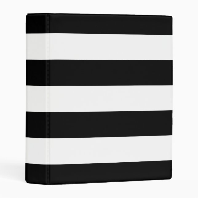 Black Stripes Mini Binder (Front/Spine)