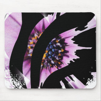 Black Stripes Mouse Pad