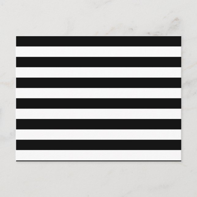 Black Stripes Postcard (Front)