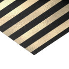 Black Stripes Textured Iridescent Gold Background