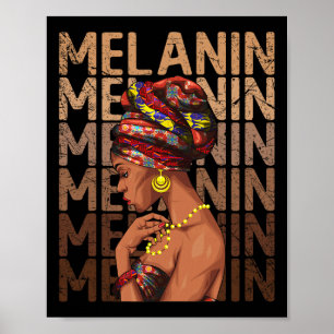 Black Strong Women Afro Love Melanin African Ameri Poster