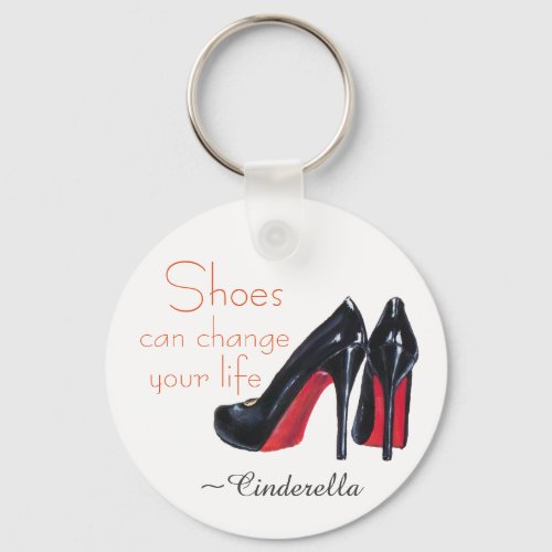 Black Stylin High Heels Keychain