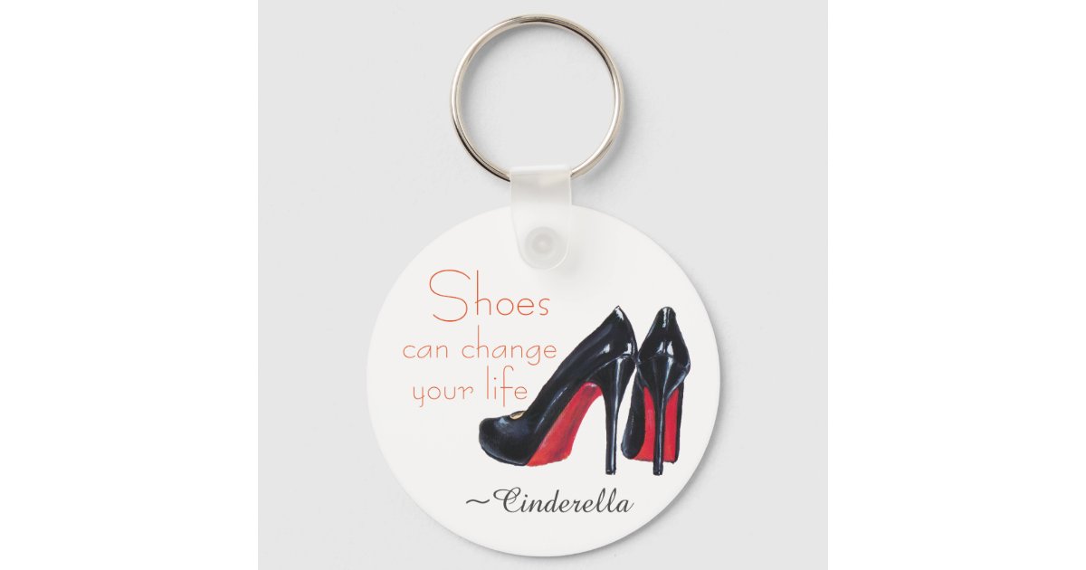 Elegant Black and Silver High Heel Shoe Magnets, Zazzle