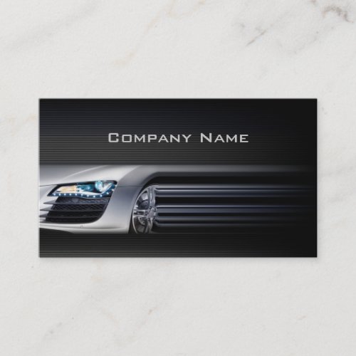 Stylish automotive business card