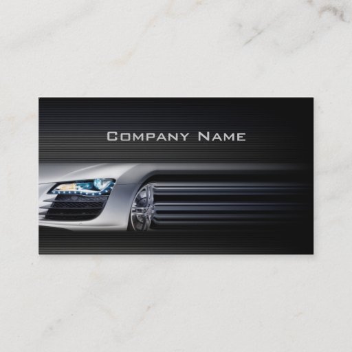 Customizable Stylish automotive business card