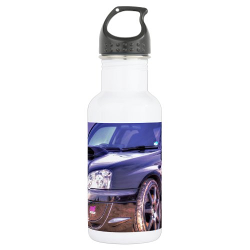 Black Subaru Impreza WRX STi Water Bottle