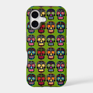 Black Sugar Skull iPhone 17 Case