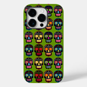 Black Sugar Skull Case-Mate iPhone 14 Pro Case