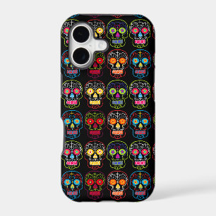 Black Sugar Skull iPhone 17 Case