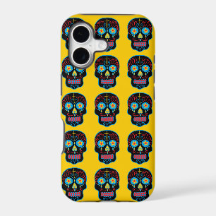 Black Sugar Skull iPhone 17 Case