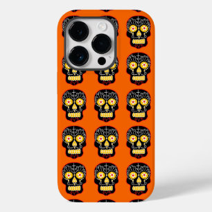 Black Sugar Skull Case-Mate iPhone 14 Pro Case