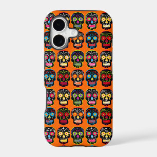 Black Sugar Skull iPhone 17 Case