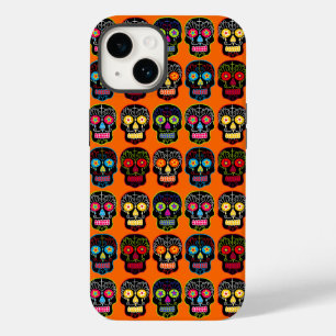 Black Sugar Skull Case-Mate iPhone 14 Case