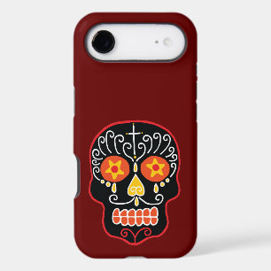 Black Sugar Skull iPhone 17 Air Case