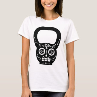 Black Sugar Skull Kettle Bell T-Shirt