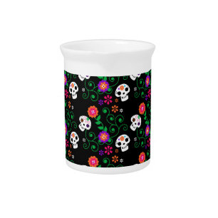 black sugar skull pitcher