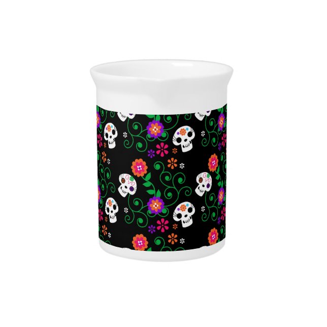 black sugar skull pitcher (Front)
