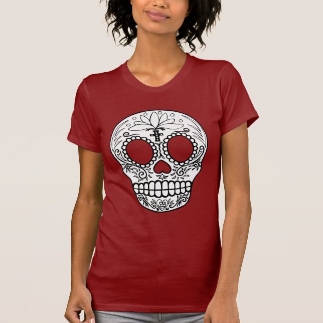 Black Sugar Skull T-shirt (Front)
