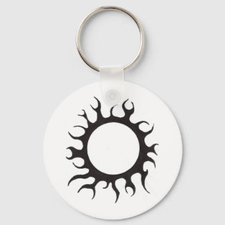 Black Sun Keychain