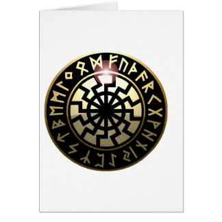 Black Sun wheel Cards