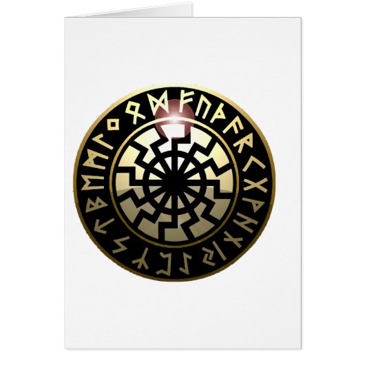 Black Sun wheel Cards (Front)