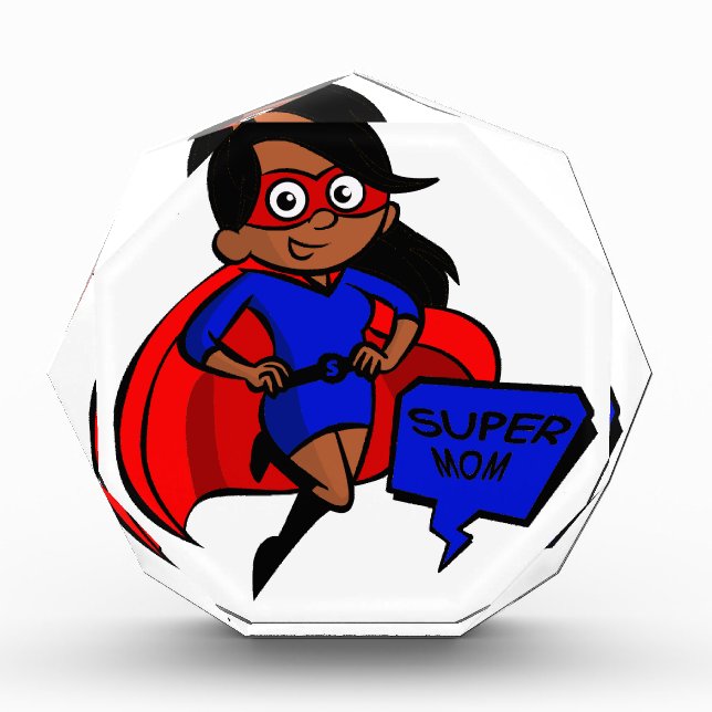 black super mom award (Front)