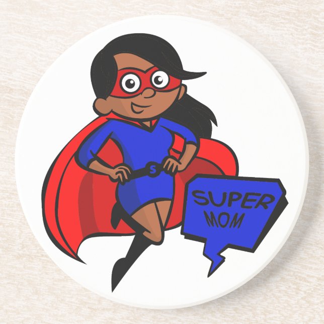 black super mom coaster (Front)