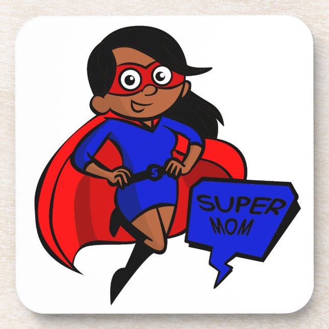 black super mom coaster (Front)