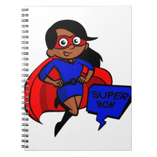 black super mom notebook