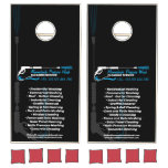 Black Super Pressure Washing Power Cleaning Cornhole Set