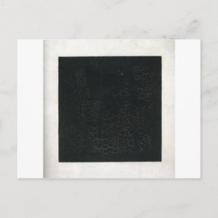 Black Suprematistic Square by Kazimir Malevich Postcard