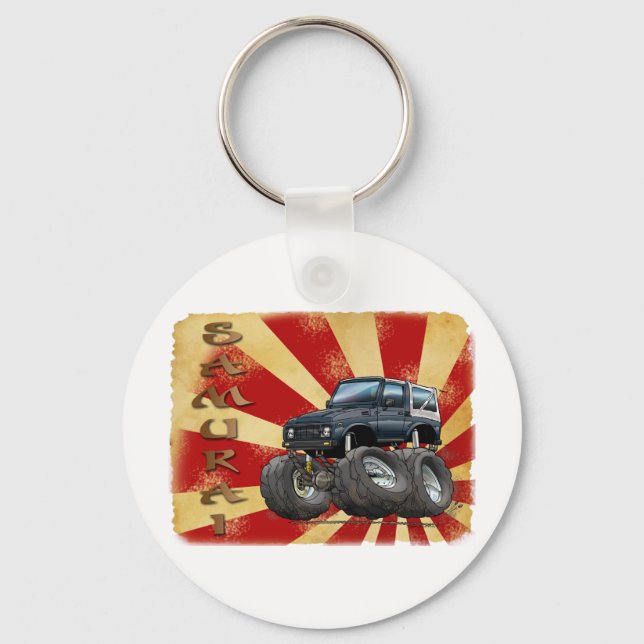black_suzuki.png keychain (Front)