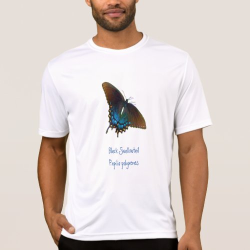 Black Swallowtail butterfly art  T_Shirt