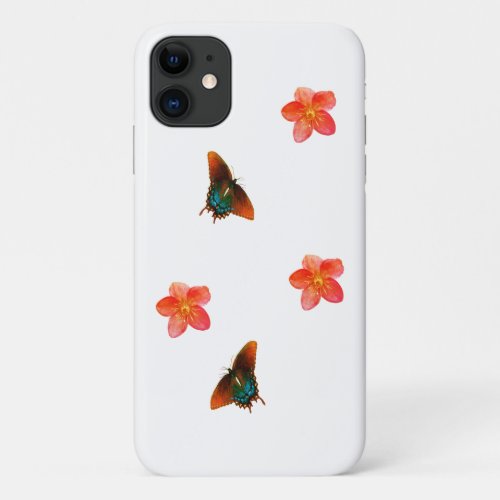 Black Swallowtail butterfly image  iPhone 11 Case