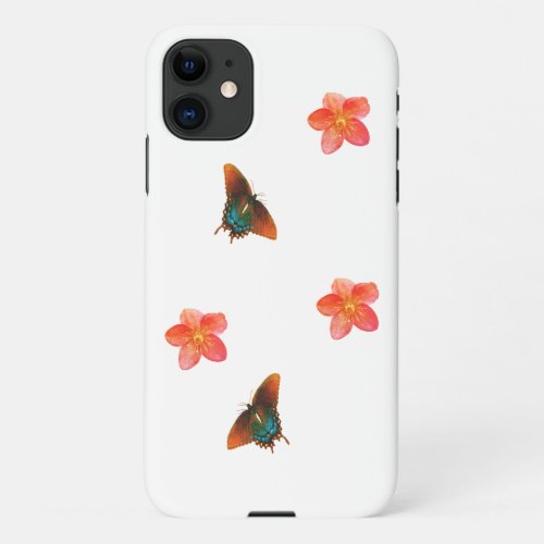 Black Swallowtail butterfly image  iPhone 11 Case