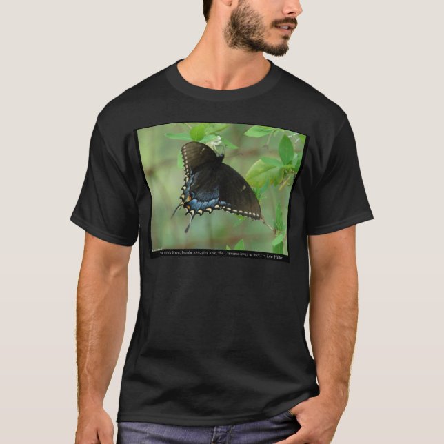 Black Swallowtail Butterfly - Love Gifts & Apparel T-Shirt (Front)