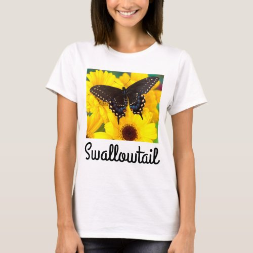 Black Swallowtail butterfly T_Shirt