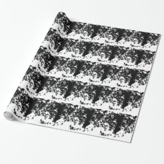 Black Swallowtail butterfly Wrapping Paper