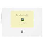 Black Swallowtail Caterpillar Cards (Back Horizontal)