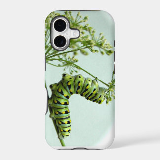 Black Swallowtail Caterpillar eating parsley iPhone 17 Case