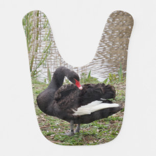 Black Swan Baby Bib